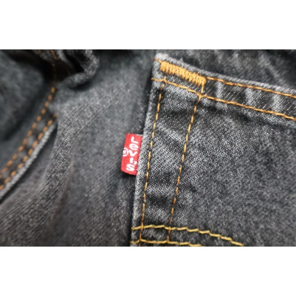 Vintage Levis 501 XX  Jeans Mens Size 38x30 Gray USA Made Button Fly Y2K Vintage